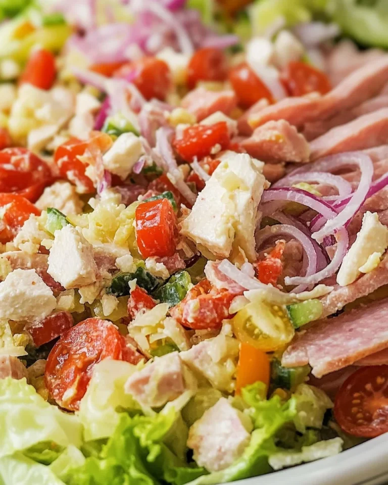 Italian Grinder Salad (Chopped Sub Salad)