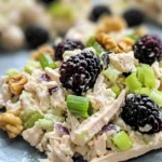 Low Carb Blackberry Cottage Cheese Chicken Salad