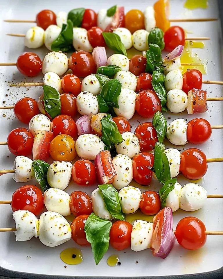 Mini Caprese Salad Skewers