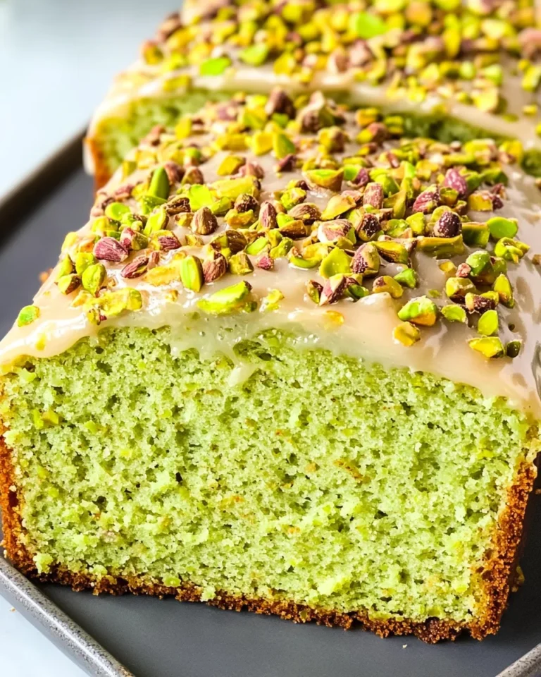 Moist Pistachio Pudding Bread – A Sweet Simple Delight