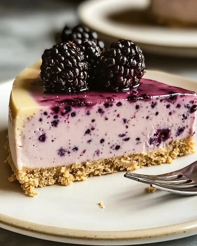Mulberry & Earl Grey Cheesecake: A Lovely Floral Indulgence