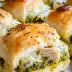 Pesto Chicken Pull Apart Sliders