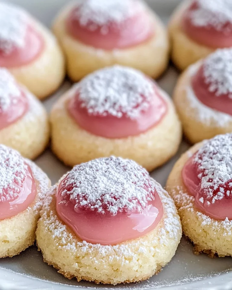 Pink Lemonade Thumbprint Cookies Recipe