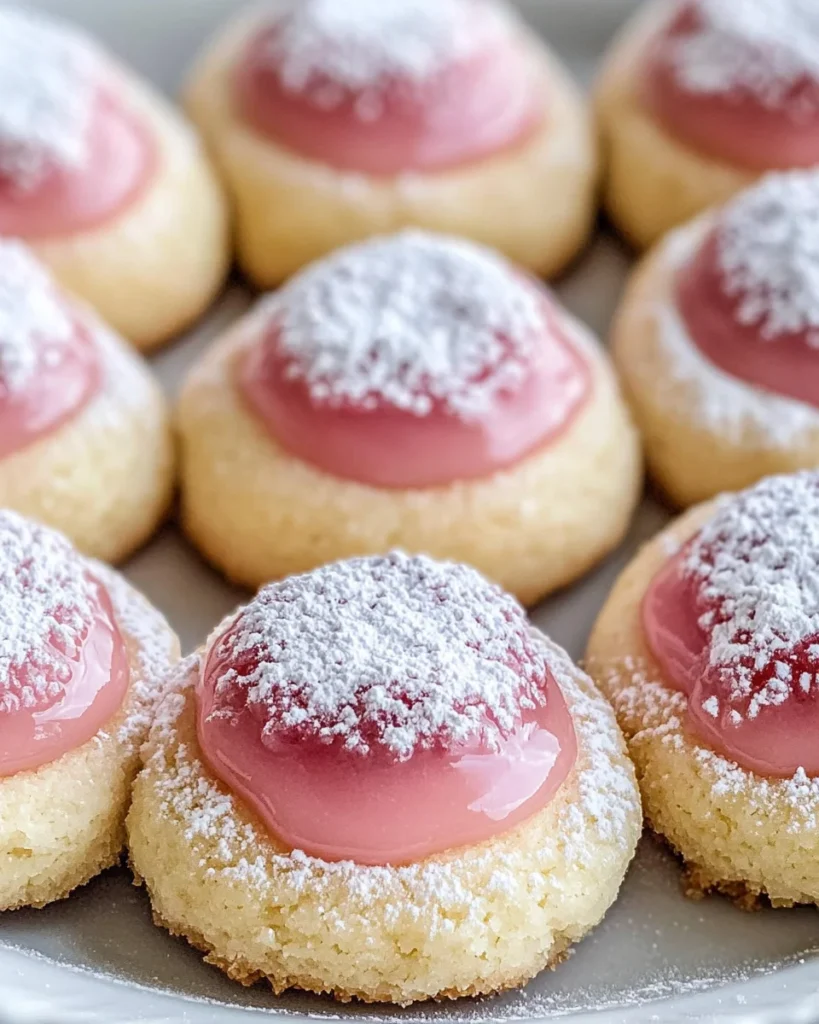 Pink Lemonade Thumbprint Cookies Recipe