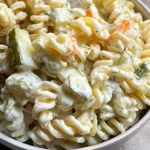 Simple Dill Pickle Pasta Salad - theamazingfood