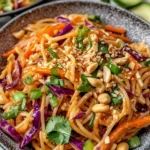 Spicy Thai Spaghetti Salad