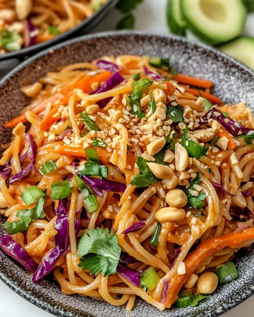 Spicy Thai Spaghetti Salad