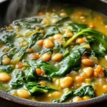 Spinach, Lentil, and Butter Bean Soup