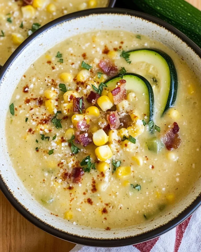 Summer Corn and Zucchini Chowder Recipe
