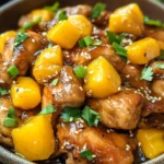 Sweet & Savory Asian Mango Glazed Chicken