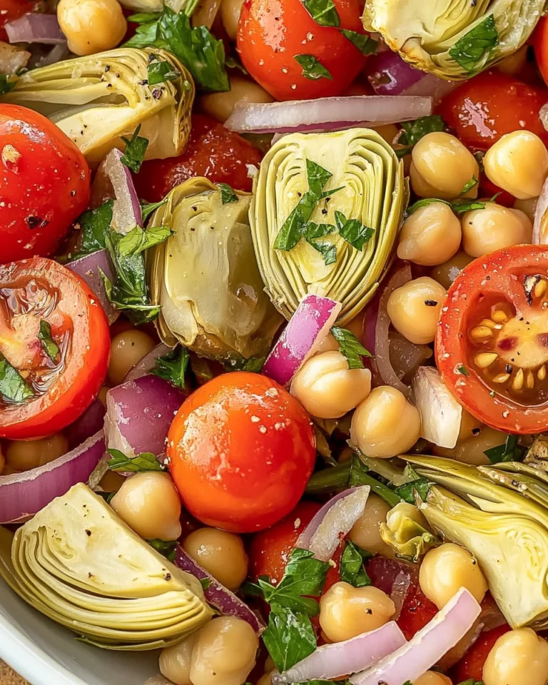 Tuscan Artichoke Tomato Salad