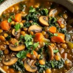 Vegan Lentil Mushroom Stew