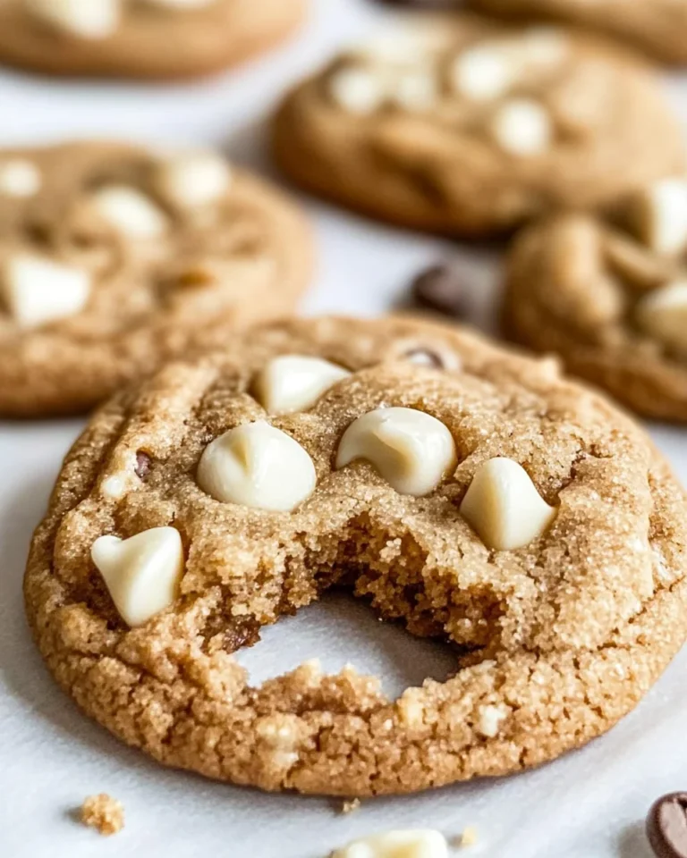 White Chocolate Coffee Cookies