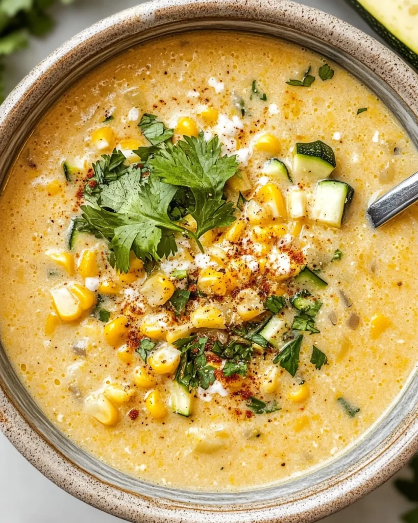 Zucchini Corn Chowder