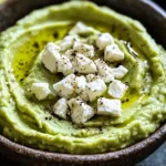 avocado feta protein dip (quick snack)