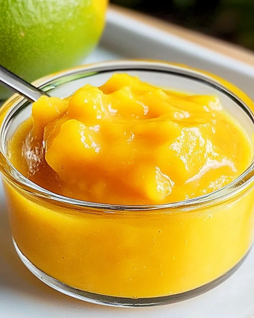 3 Ingredients Mango Coulis