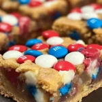 4th of July Cake-Mix Cookie Bars