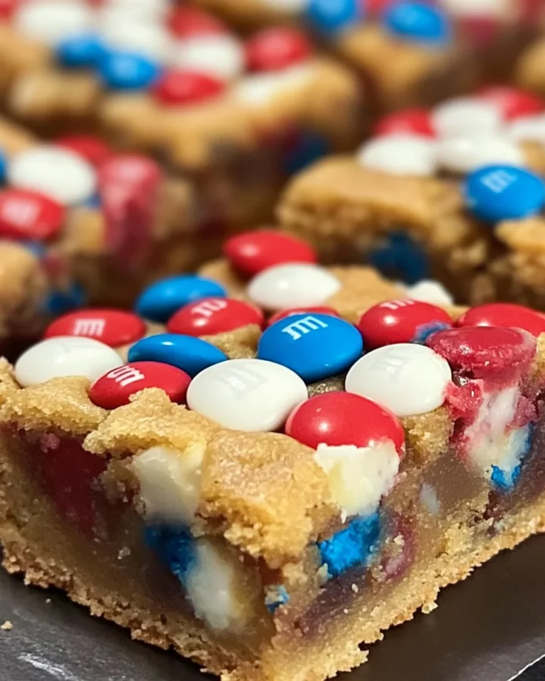 4th of July Cake-Mix Cookie Bars