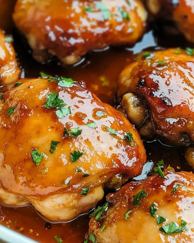 Apricot Chicken Thighs