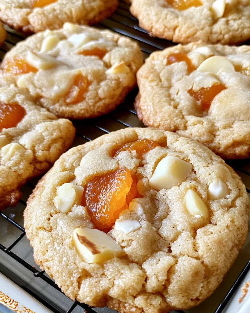 Apricot White Chocolate Cookies