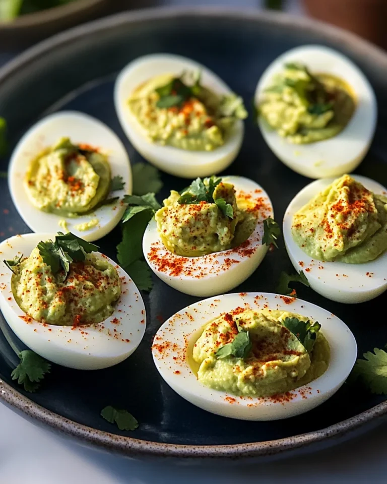 Avocado Deviled Eggs