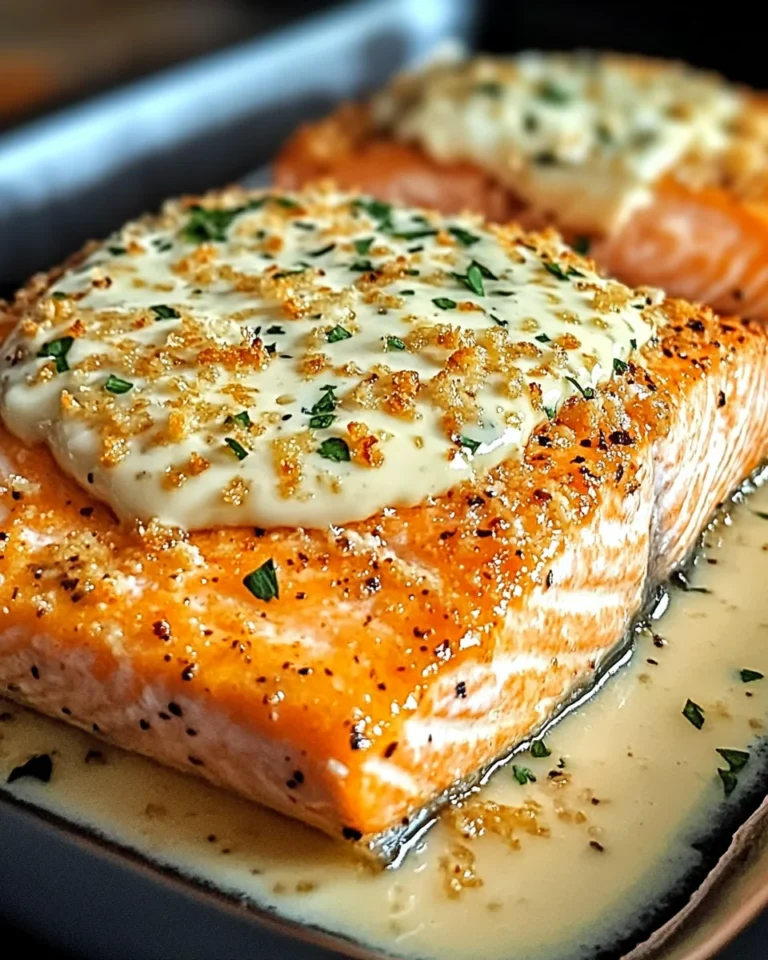Baked Boursin Salmon