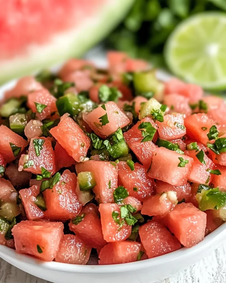 Chilled Watermelon Salsa
