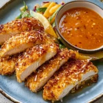 Coconut Chicken with Apricot Sauce