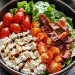 Creamy BLT Cottage Cheese Bowl: A Fresh Twist on Classic Flavor
