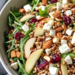 Crunchy Apple Farro Salad