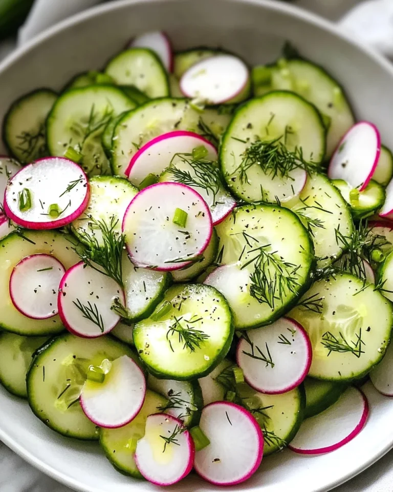 Cucumber Radish Salad