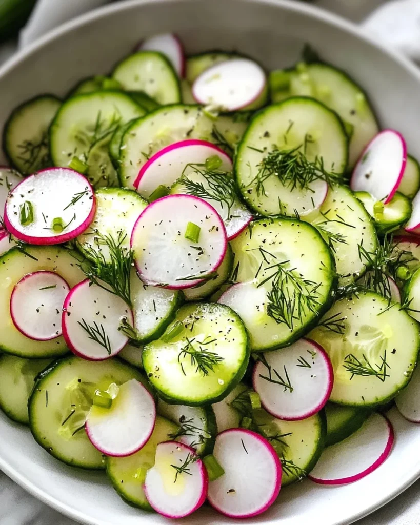 Cucumber Radish Salad