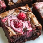 Decadent Raspberry Swirl Brownies