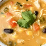 Easy Chicken, Poblano, and Black Bean Soup (Small Batch)