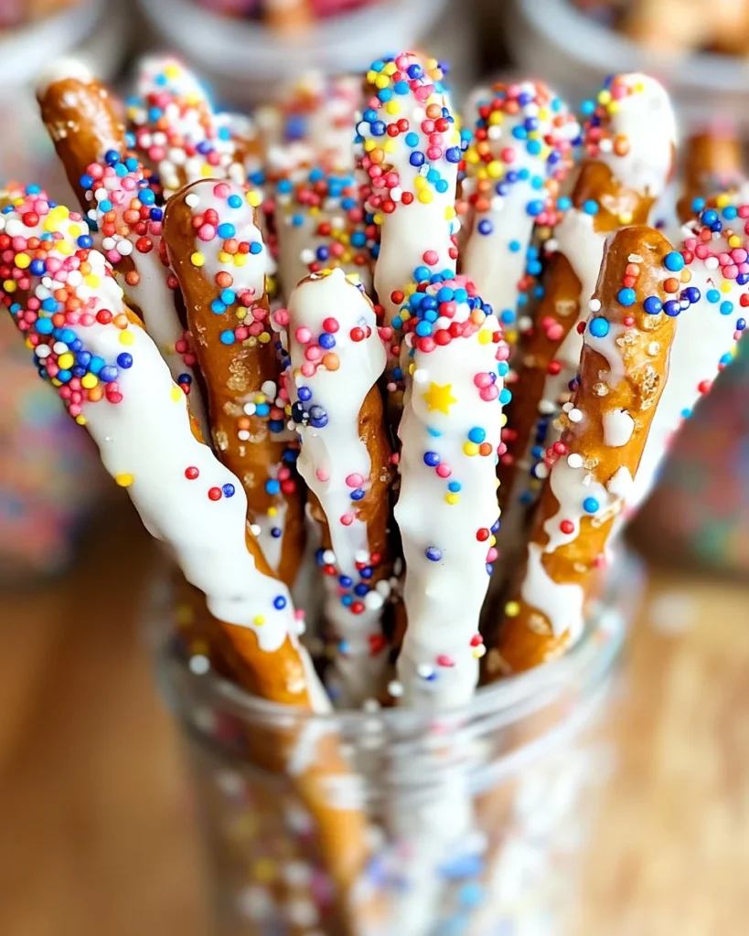 Easy Pretzel Stick Sparklers