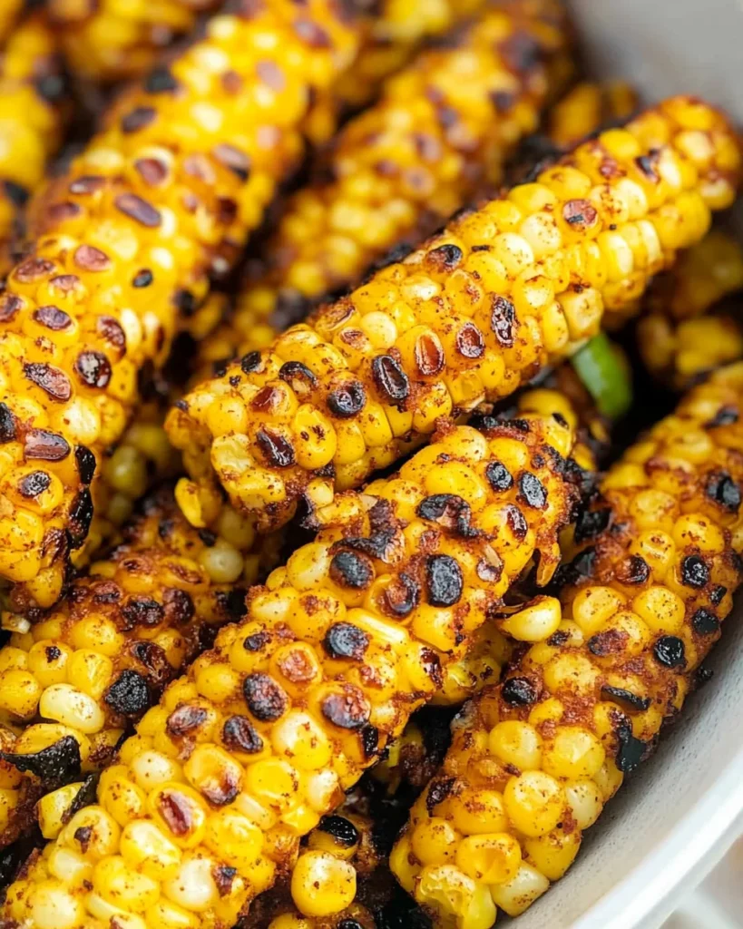 Easy and Delicious Blackened Corn