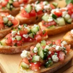 Garden Fresh Mediterranean Bruschetta