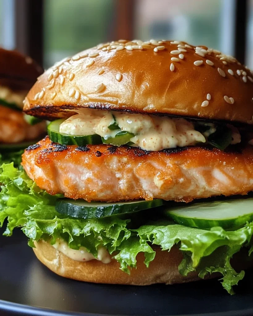 Grilled Salmon Burgers