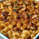 High Protein Honey BBQ Chicken Mac & Cheese