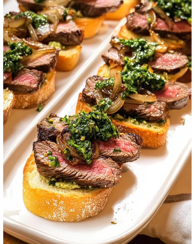 Irresistibly Delicious Steak Crostini
