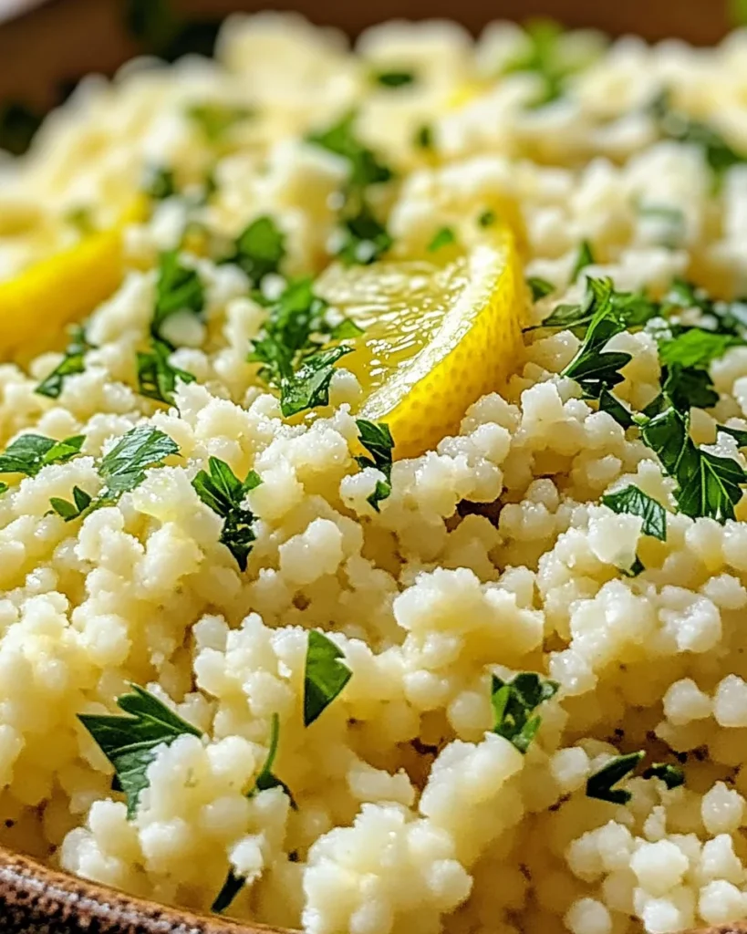 Lemon Parmesan Couscous