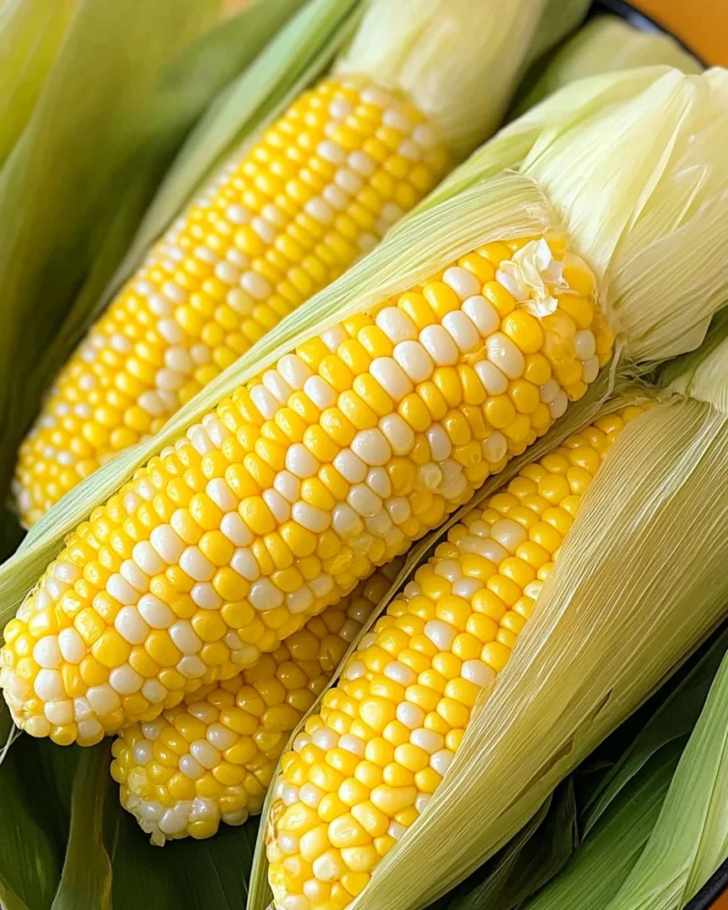 Microwave Corn on the Cob in Husk