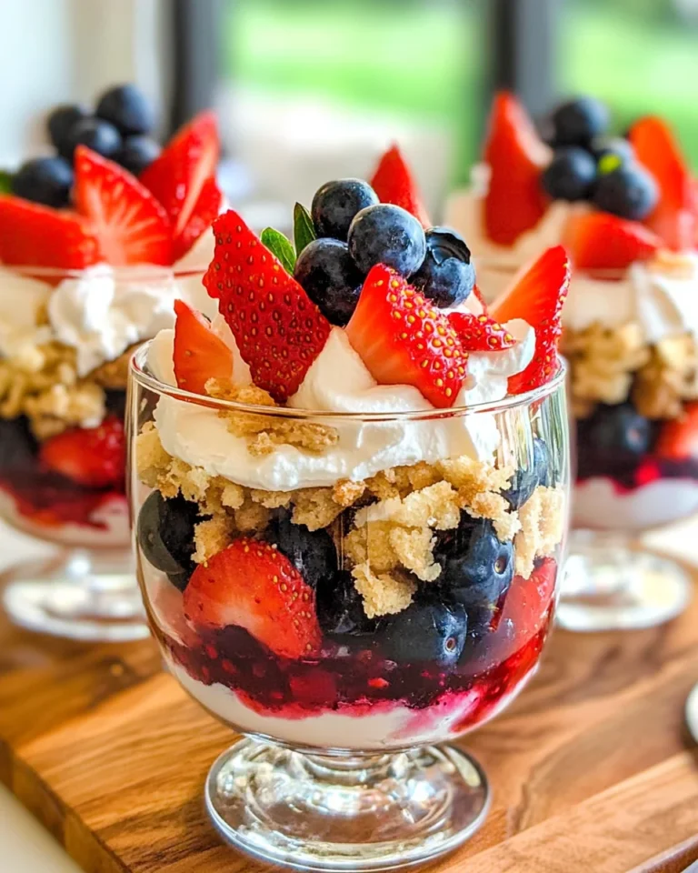 Mixed Berry Mini Trifles