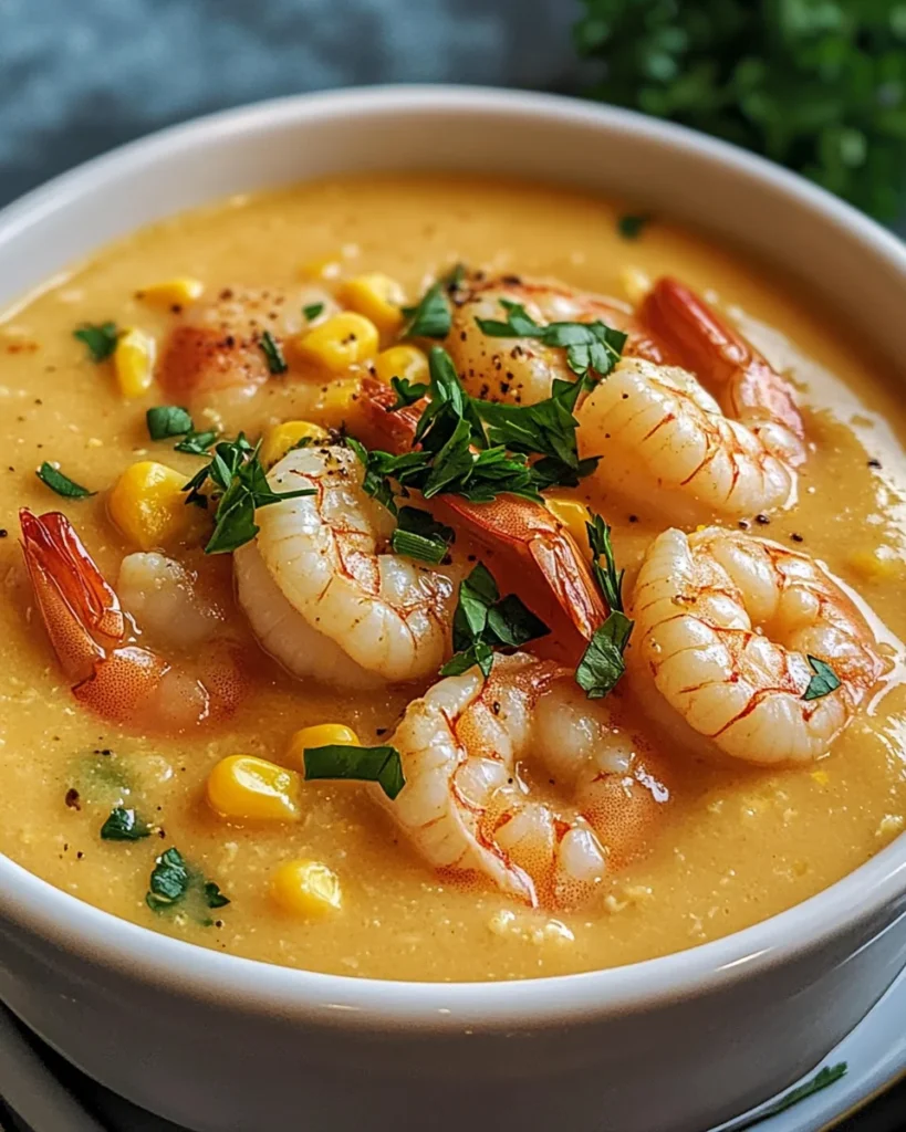 New Orleans Shrimp and Corn Bisque