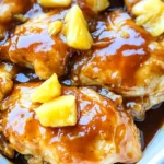 Pineapple Chicken | Crockpot Hawaiian BBQ Chicken