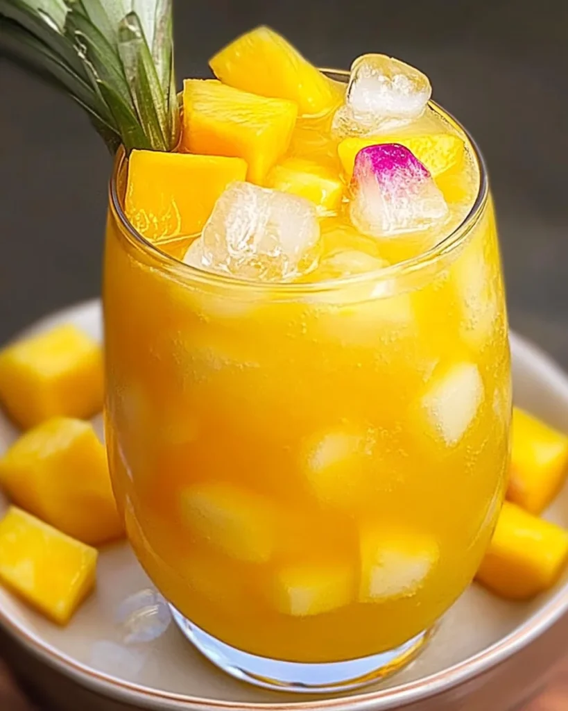 Pineapple Mango Lemonade