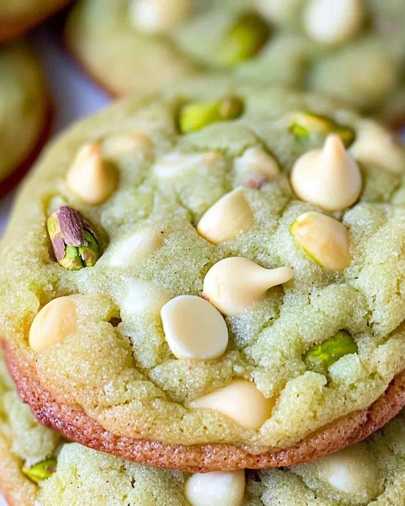 Pistachio Pudding Cookies
