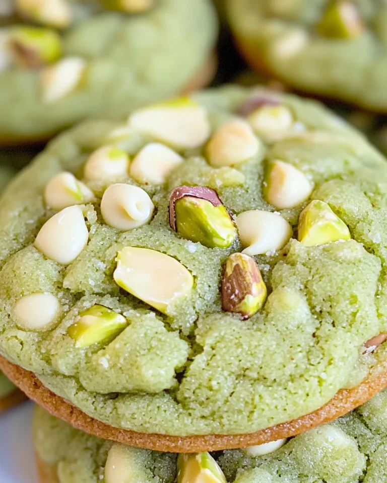 Pistachio Pudding Cookies