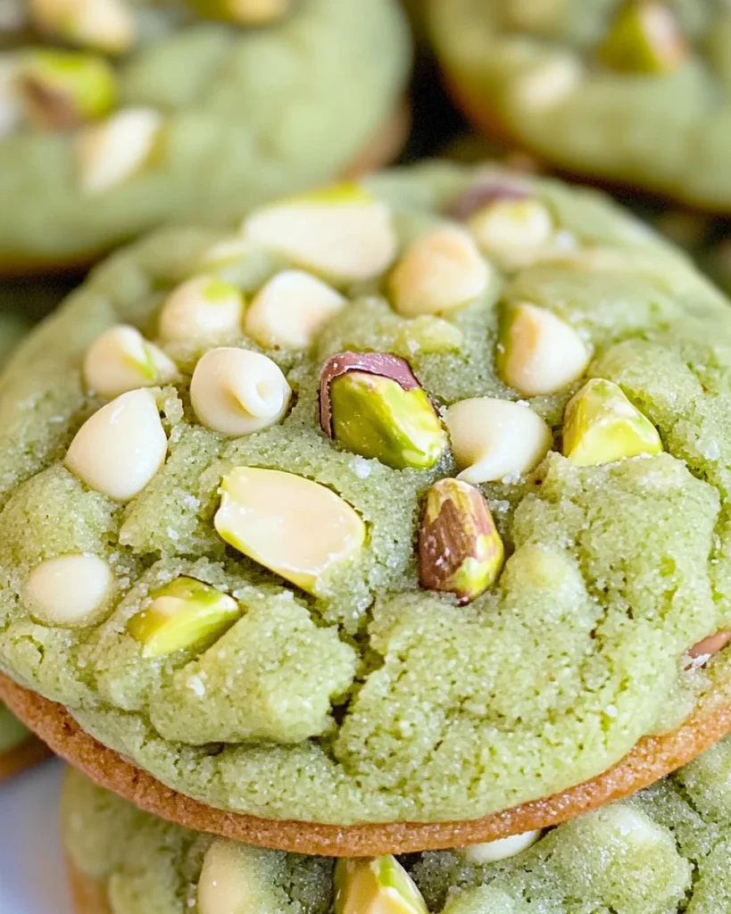 Pistachio Pudding Cookies