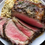 Prime Rib With Garlic Herb Butter Recipe by Tasty